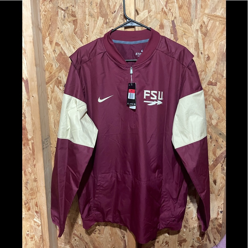Nike FSU Florida State Coaches 1/4 Zip